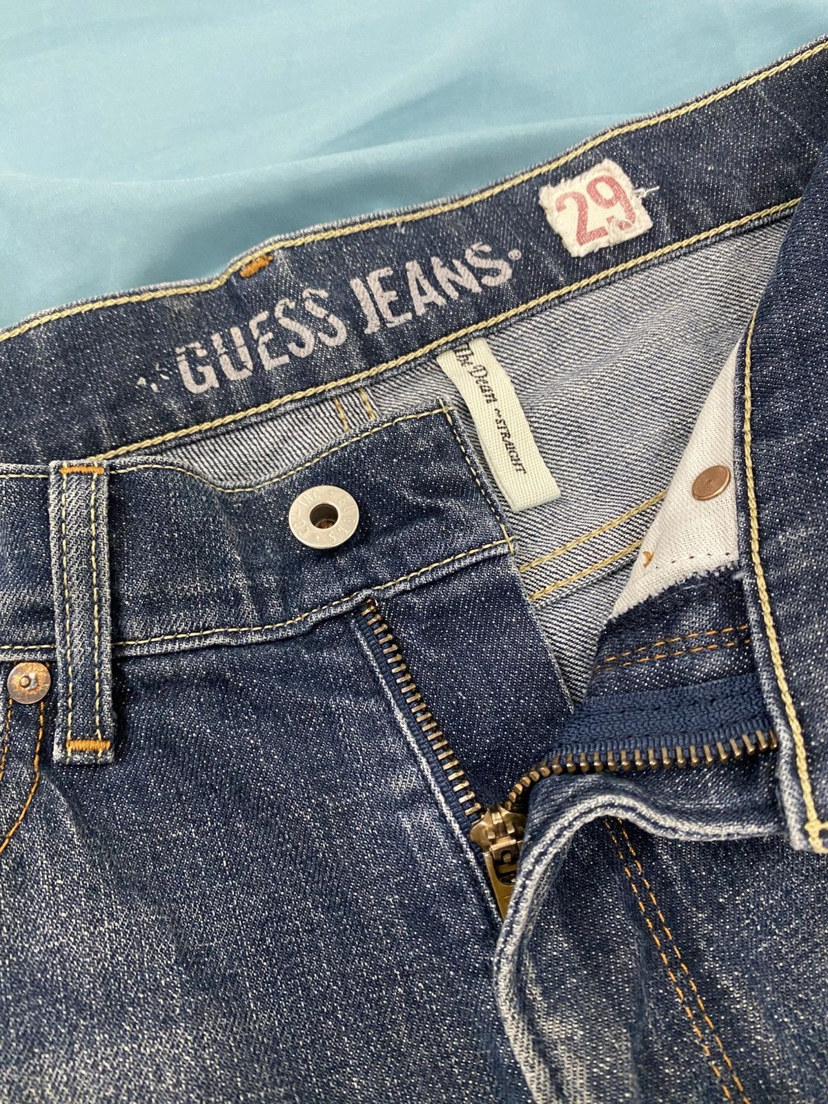 Guess × Jean × Vintage Vintage Custom Guess Jeans Size US 29 - 11 Thumbnail