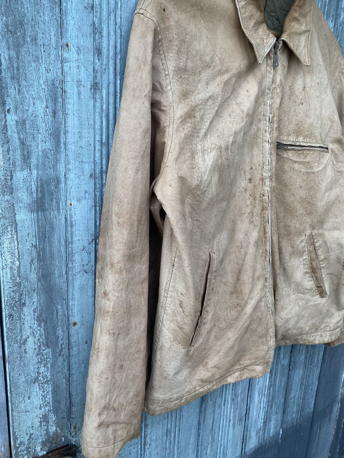 Yohji Yamamoto Vintage!!!Jacket Leather Y’s Yohji Yamamoto Size US L / EU 52-54 / 3 - 4 Thumbnail
