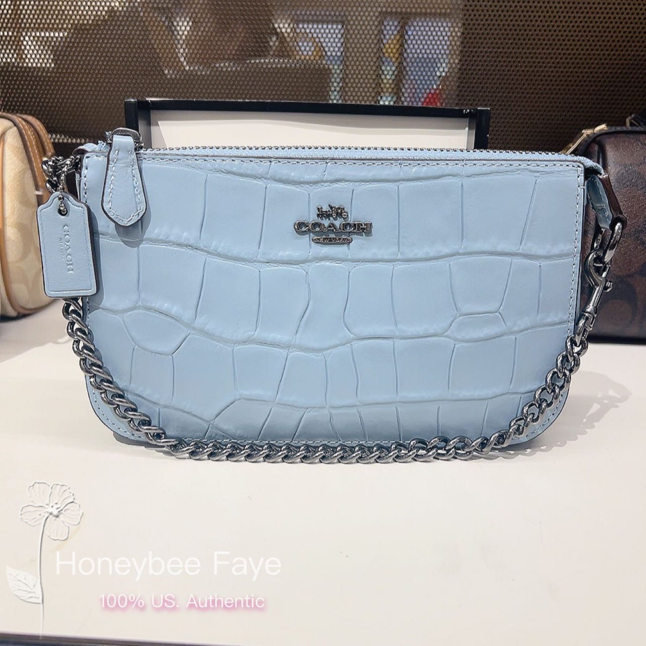 Coach nolita 19 online in gunmetal