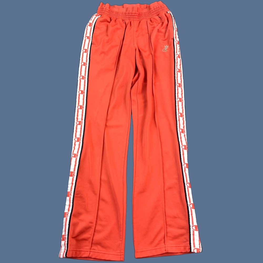 Champion Champion Track Pants Women's XS Paprika Logo Tape Ankle Zip Pull On Active Size 26" / US 2 / IT 38 - 1 Thumbnail