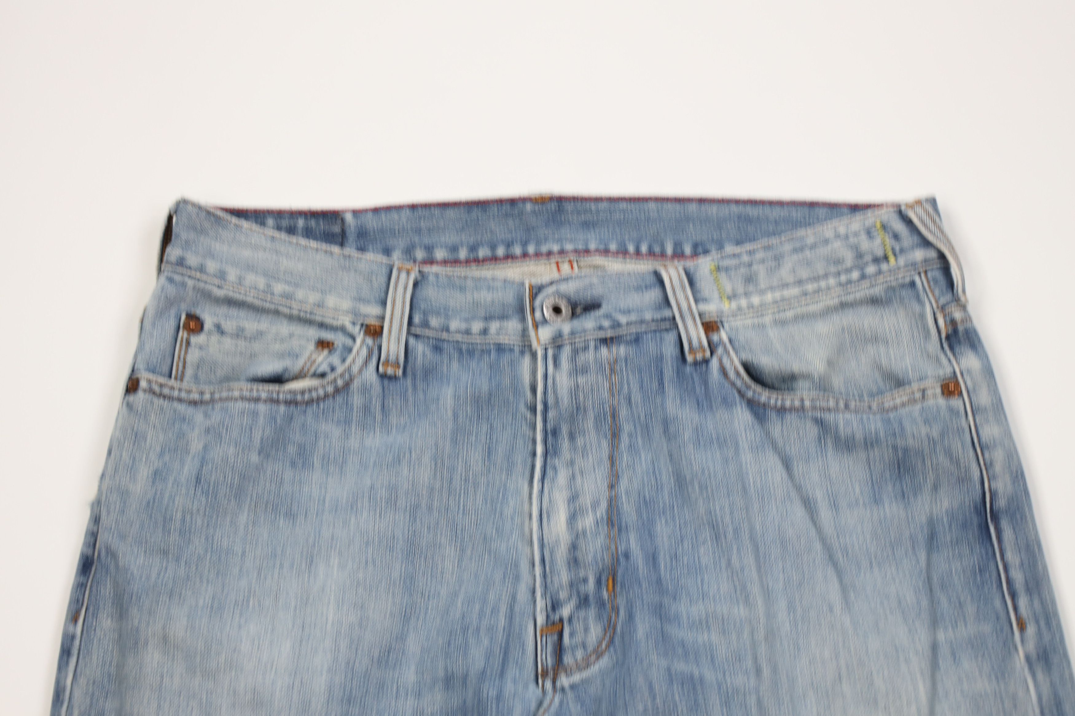 Guess Vintage 90s Y2K Guess Jeans Flared Wide Leg Denim Jeans Blue Size US 34 / EU 50 - 2 Thumbnail