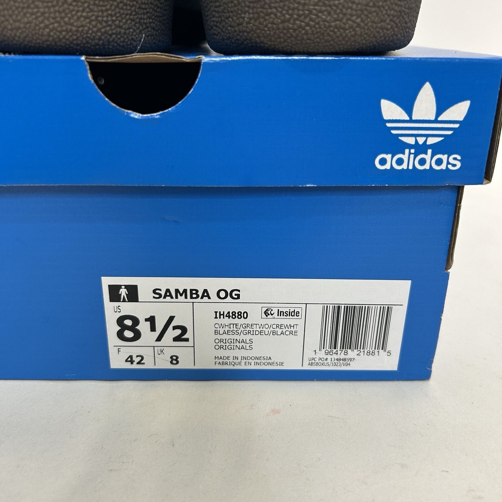 Adidas Adidas Samba OG “White Grey Cream” Size US 8.5 / EU 41-42 - 5 Thumbnail