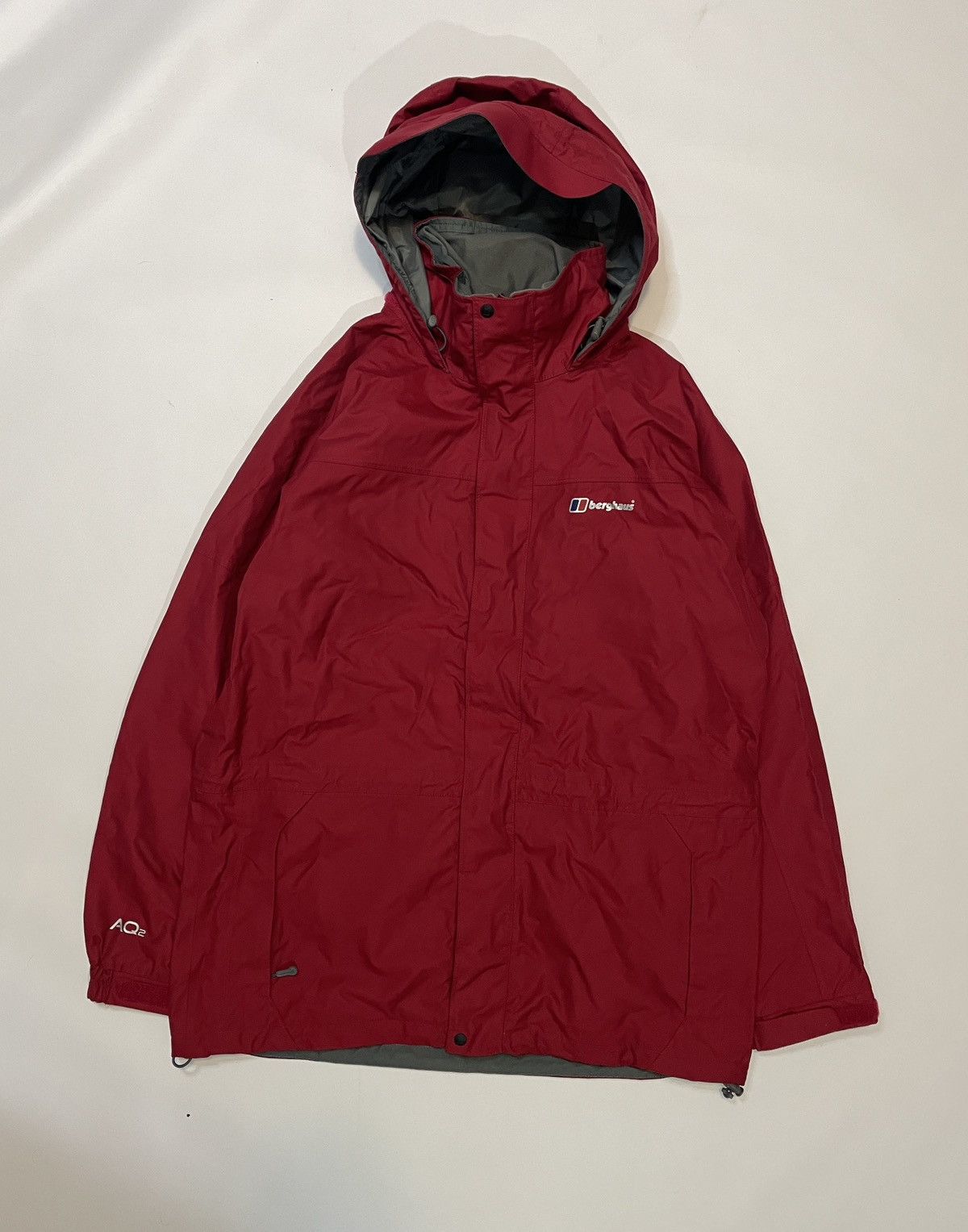 Berghaus Berghaus AQ2 Waterproof Shell Jacket – Deep Red Gorpcore Size US L / EU 52-54 / 3 - 1 Thumbnail