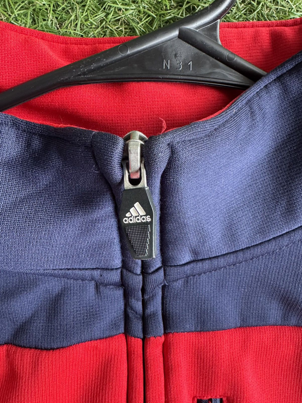 Adidas NBA Washington Wizards navy blue jacket (USED) Size US L / EU 52-54 / 3 - 4 Thumbnail