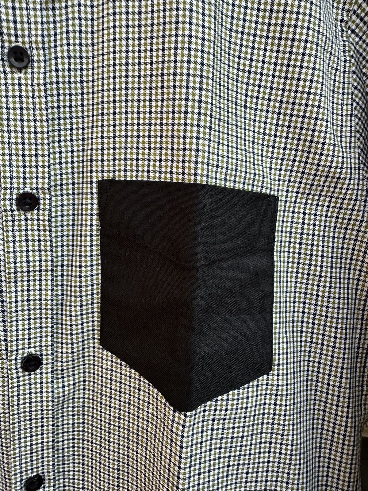 Dolce & Gabbana Dolce & Gabbana checkered two tone premium shirt Size US M / EU 48-50 / 2 - 3 Thumbnail