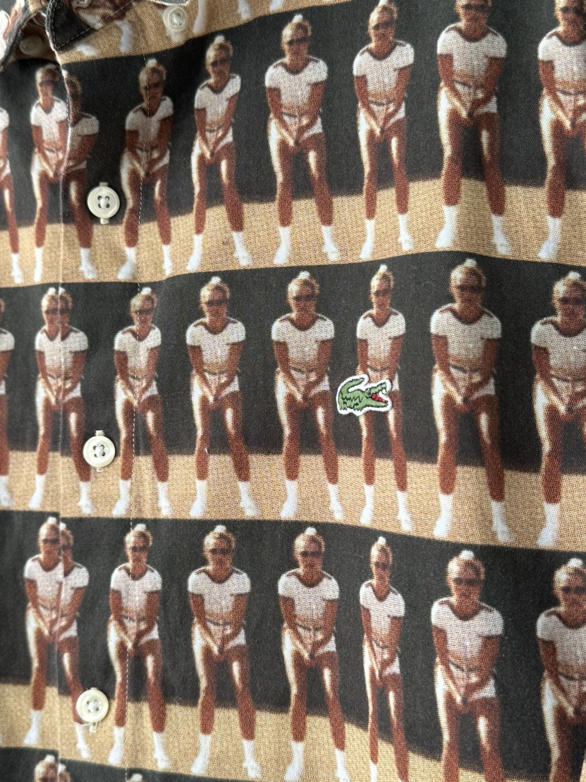Capsule × Lacoste Lacoste L!ve ‘Vintage Ads’ Capsule Collection Tennis Shirt Size US M / EU 48-50 / 2 - 5 Thumbnail