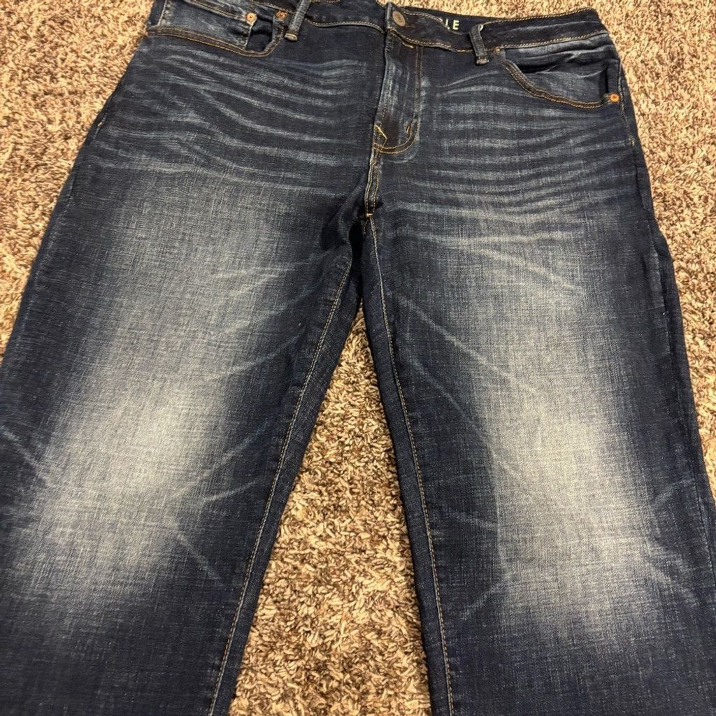 American Eagle Outfitters Men’s American Eagle Outfitters Straight Leg Jeans Size US 30 / EU 46 - 4 Thumbnail
