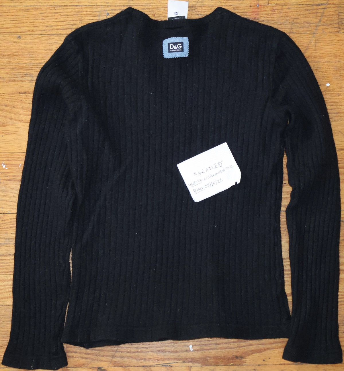Dolce & Gabbana DELISTING IN 1hr* Dolce and Gabbana Wool Rare Holes Edition Size US L / EU 52-54 / 3 - 2 Thumbnail