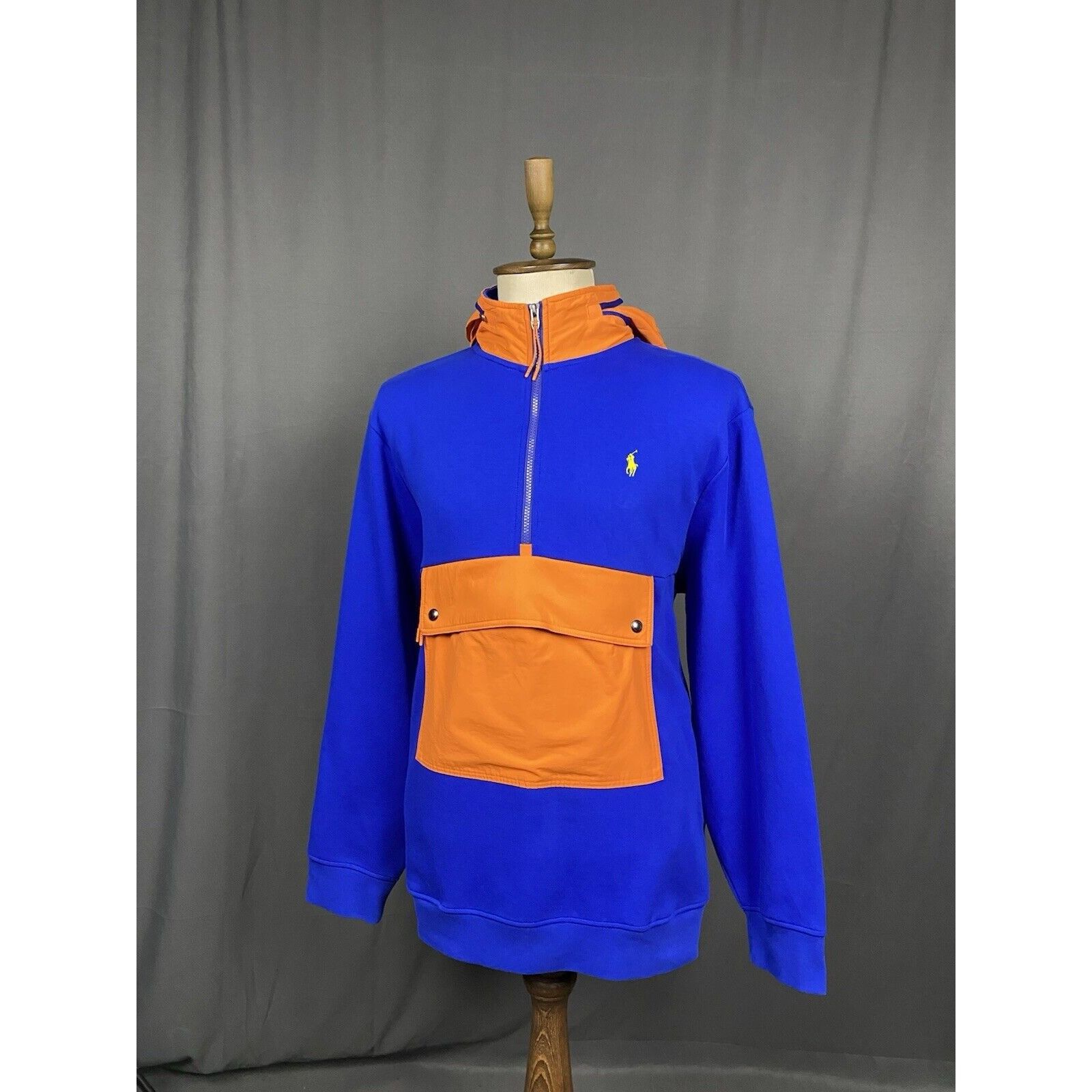 Polo Ralph Lauren Polo Ralph Lauren Men's Blue Zip Hoodie Anorak Jacket Size 2 Size US XXL / EU 58 / 5 - 4 Thumbnail