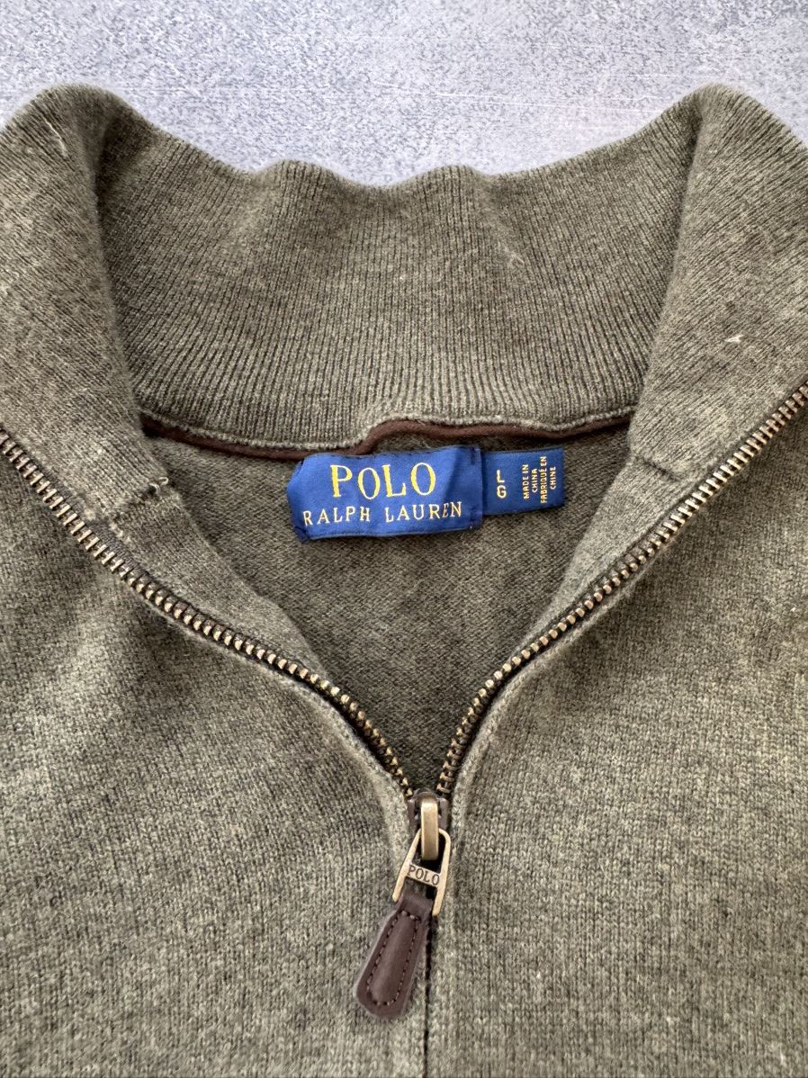 Polo Ralph Lauren VTG Polo Ralph Lauren 1/4 zip wool sweater Size US L / EU 52-54 / 3 - 11 Thumbnail