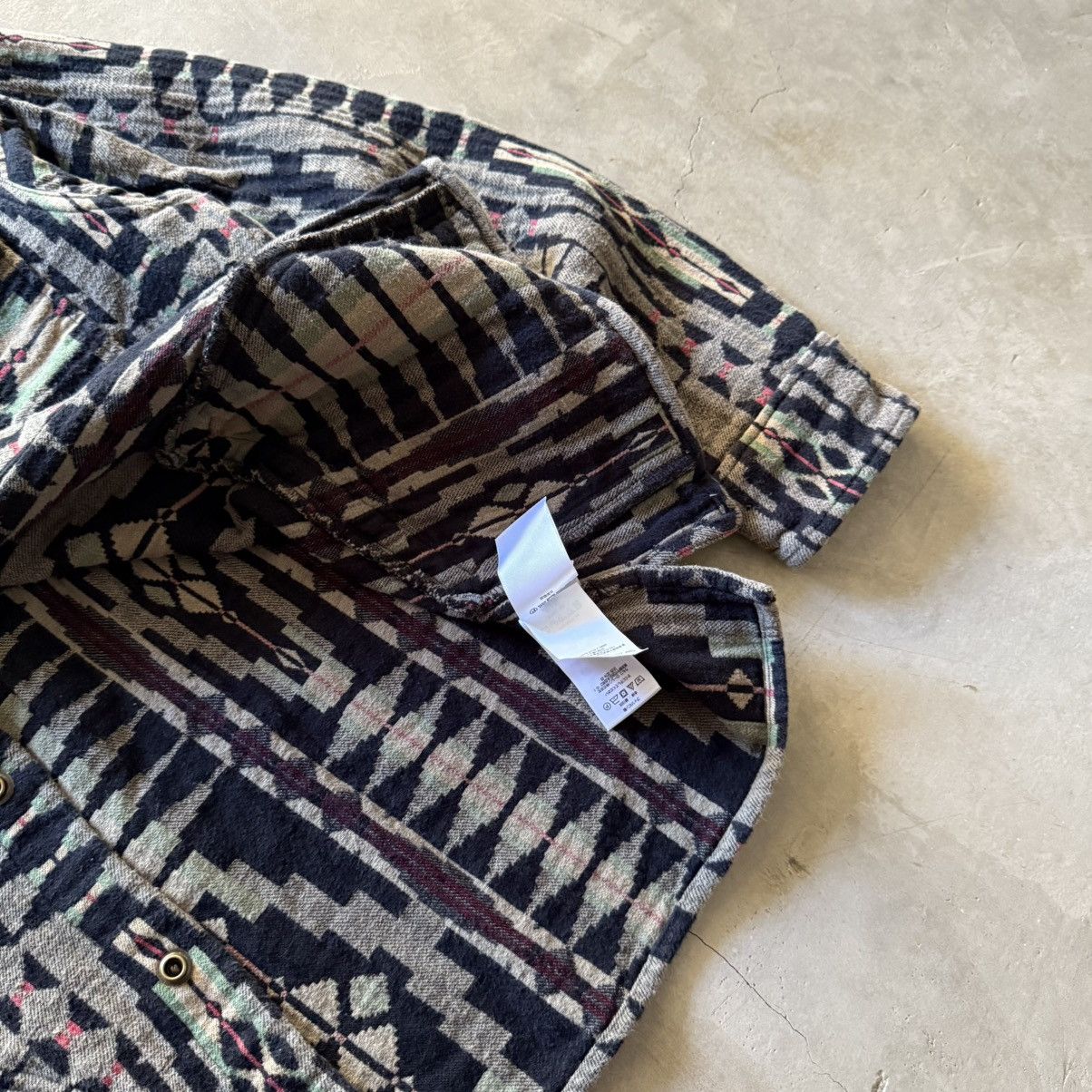 RRL Ralph Lauren RRL Brown Bear Blanket Jacquard Overshirt Size US L / EU 52-54 / 3 - 12 Thumbnail