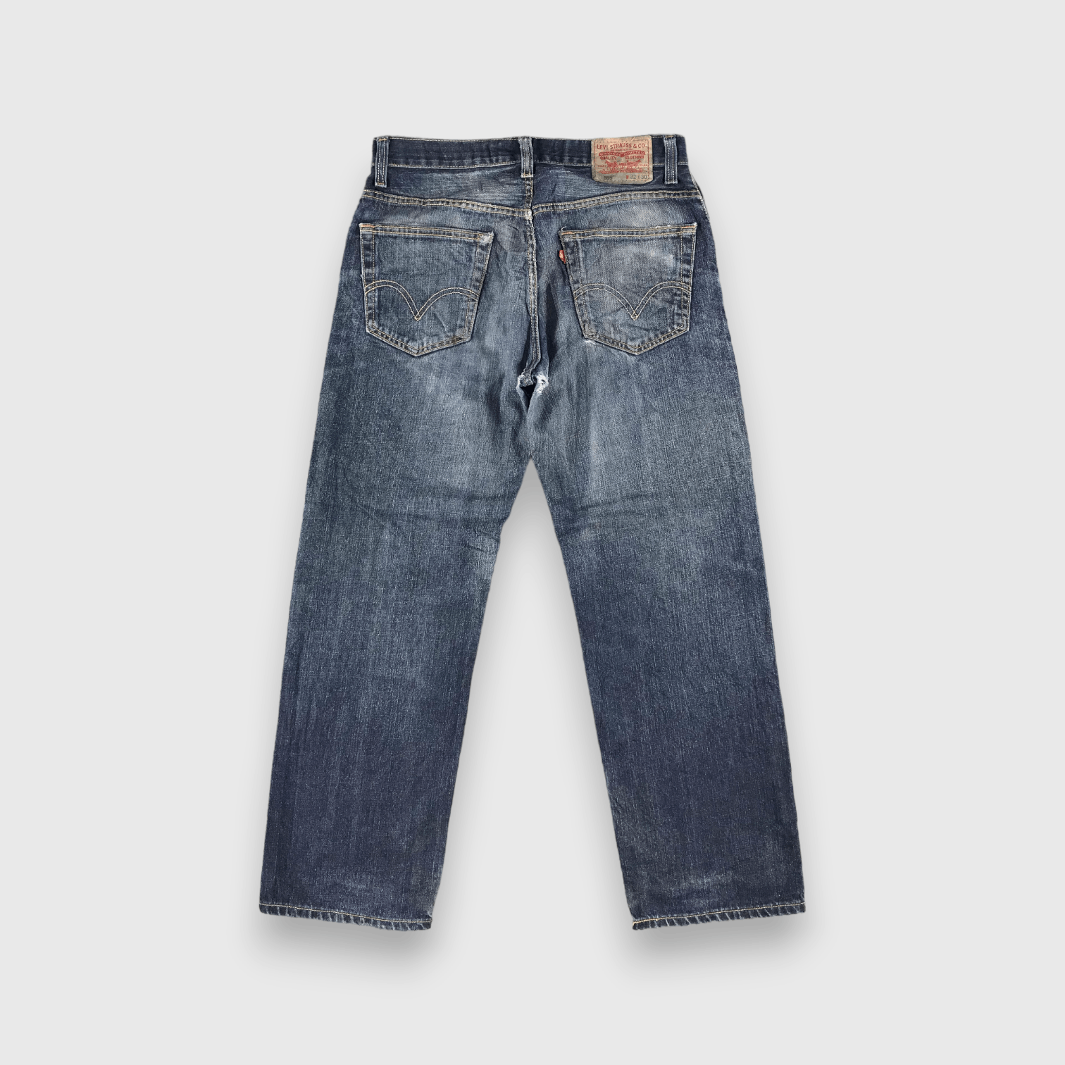 Levi's Vintage Faded Black Levis 559 Jeans-J2344 Size US 33 - 2 Thumbnail