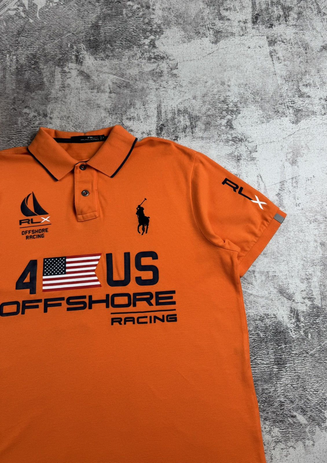 RLX Ralph Lauren RLX Ralph Lauren USA Racing American Chief Keef Polo T Shirt Size US XL / EU 56 / 4 - 6 Thumbnail