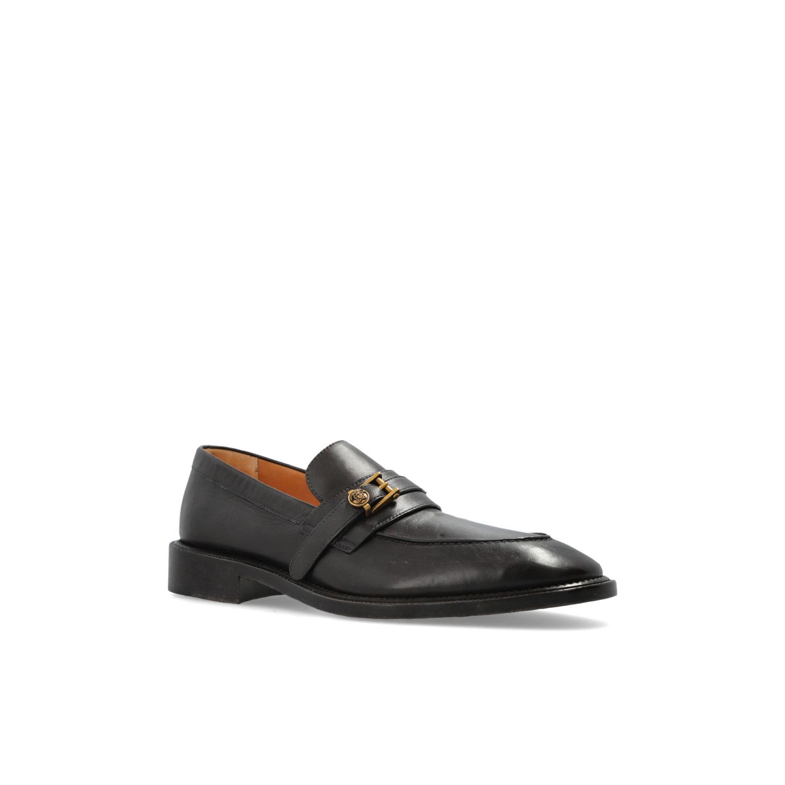 Versace VERSACE Brown Leather Loafers New & Authentic (Men's size:US Size US 6 / EU 39 - 2 Thumbnail