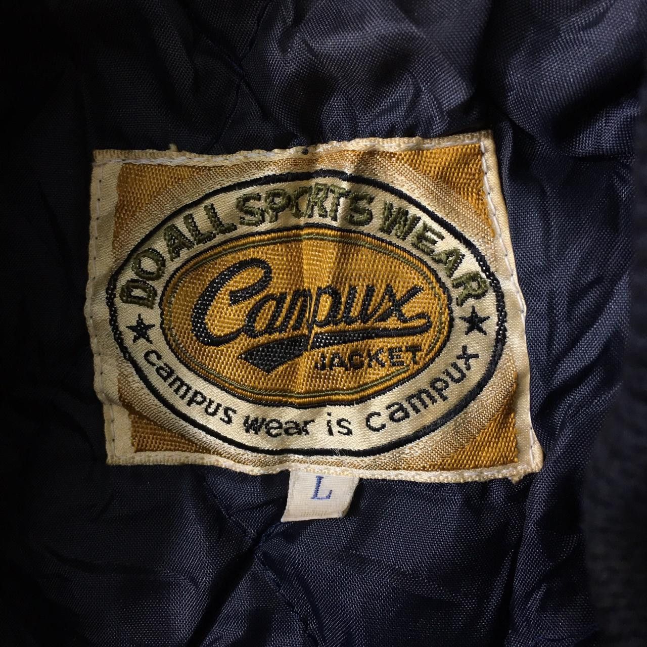 Vintage Vtg 80’ CAMPUX CAMPUS WEAR Baseball Varsity Bomber Jacket Size US L / EU 52-54 / 3 - 3 Thumbnail