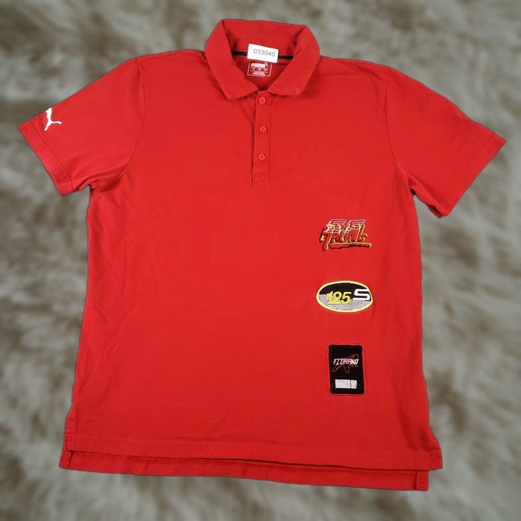 Puma PUMA Polo Shirt Mens Size Large Red Cotton Blend Golf Short Sleeve Size US L / EU 52-54 / 3 - 1 Thumbnail