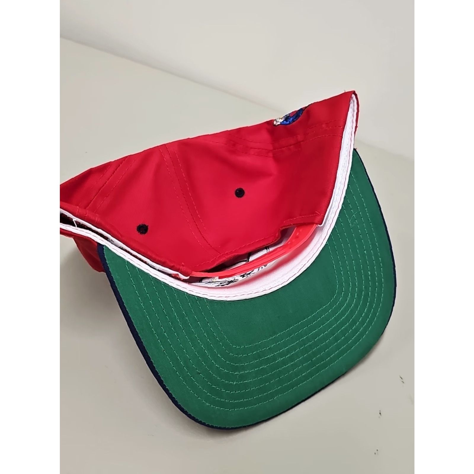 American Needle VINTAGE American Needle Snapback Hat Wolverine Marvel Comics Blockhead Hat Men Adjustable Red Navy Yellow White Canvas 90s Size ONE SIZE - 3 Thumbnail