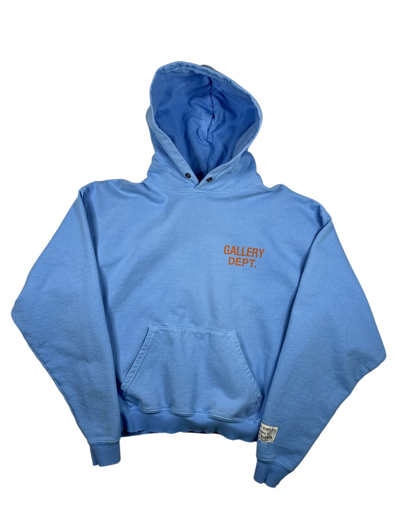 Gallery Dept. GALLERY DEPT 90'S GD HOODIE BABY BLUE Size US S / EU 44-46 / 1 - 1 Thumbnail