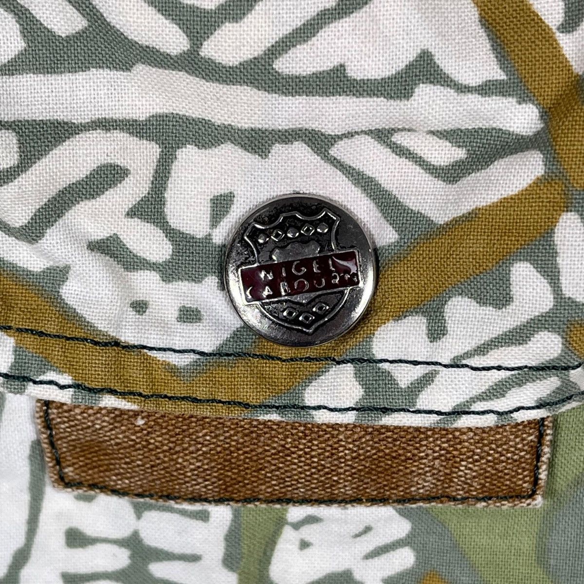 Nigel Cabourn Vintage Nigel Cabourn Geometric Parka Jacket Size US XL / EU 56 / 4 - 9 Thumbnail