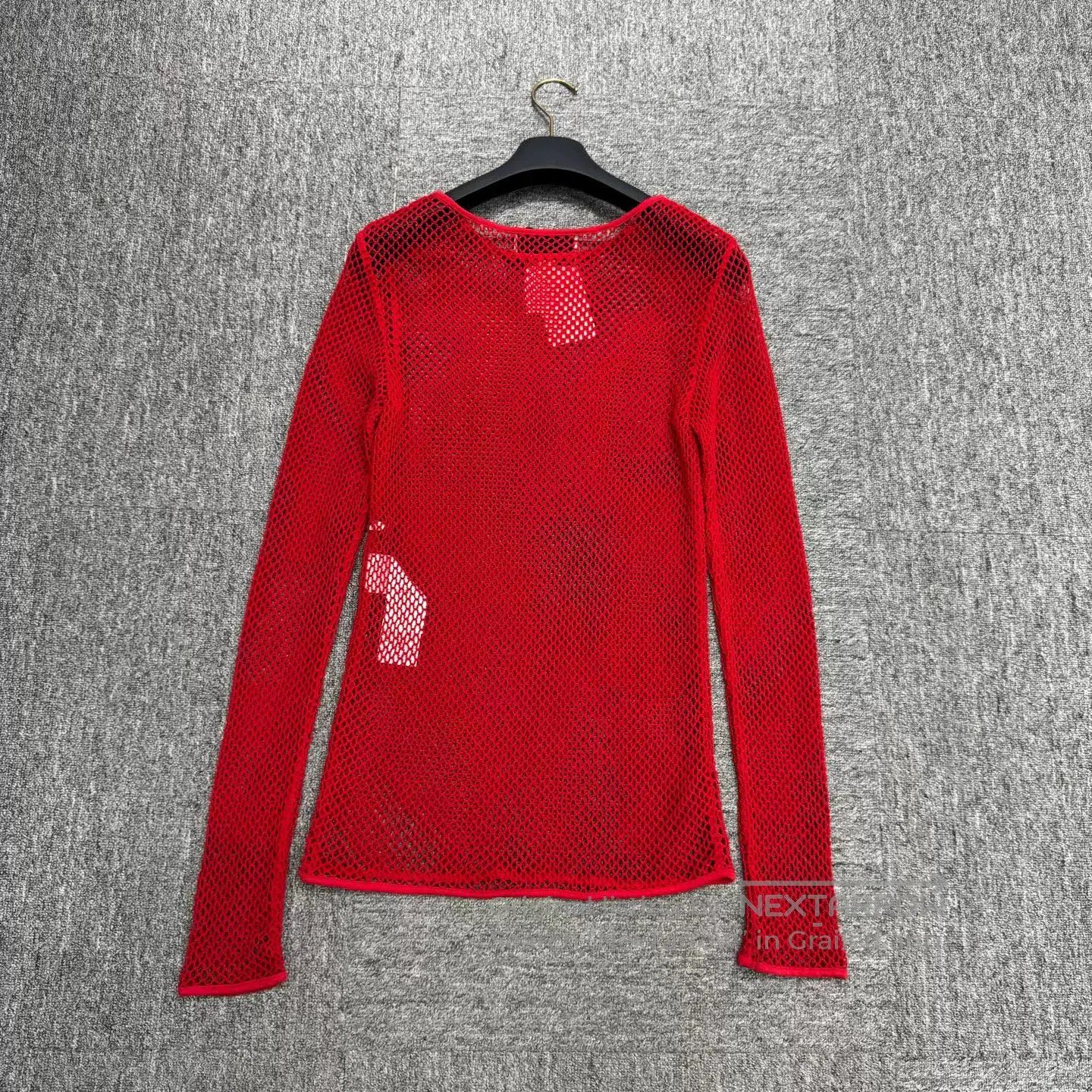 Gucci Gucci Mesh Cutout Long Sleeve Top. Size S / US 4 / IT 40 - 5 Thumbnail