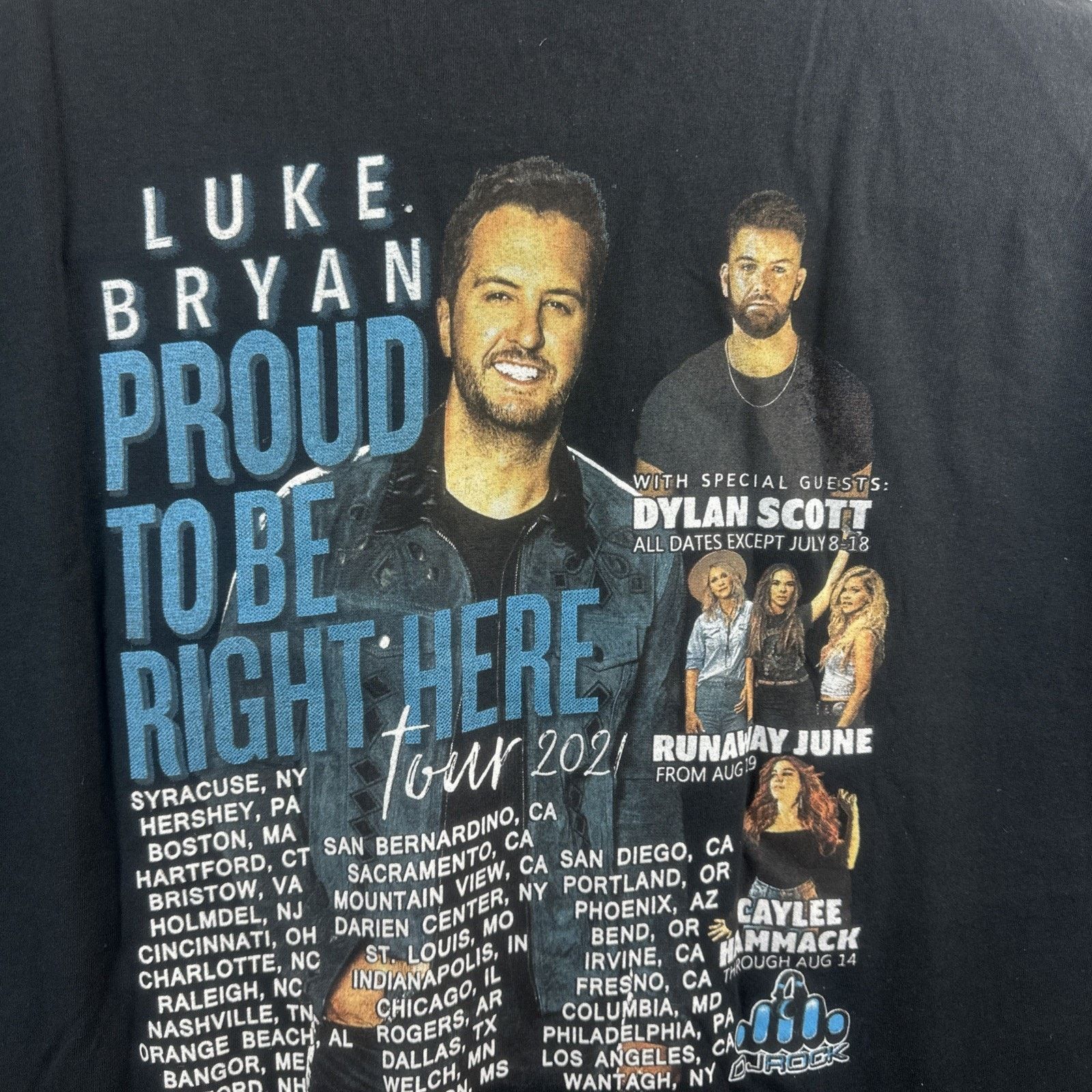 & Other Stories Luke Bryan 2021 Proud to Be Righ Concert TShirt Size 2XL Size US XXL / EU 58 / 5 - 6 Thumbnail