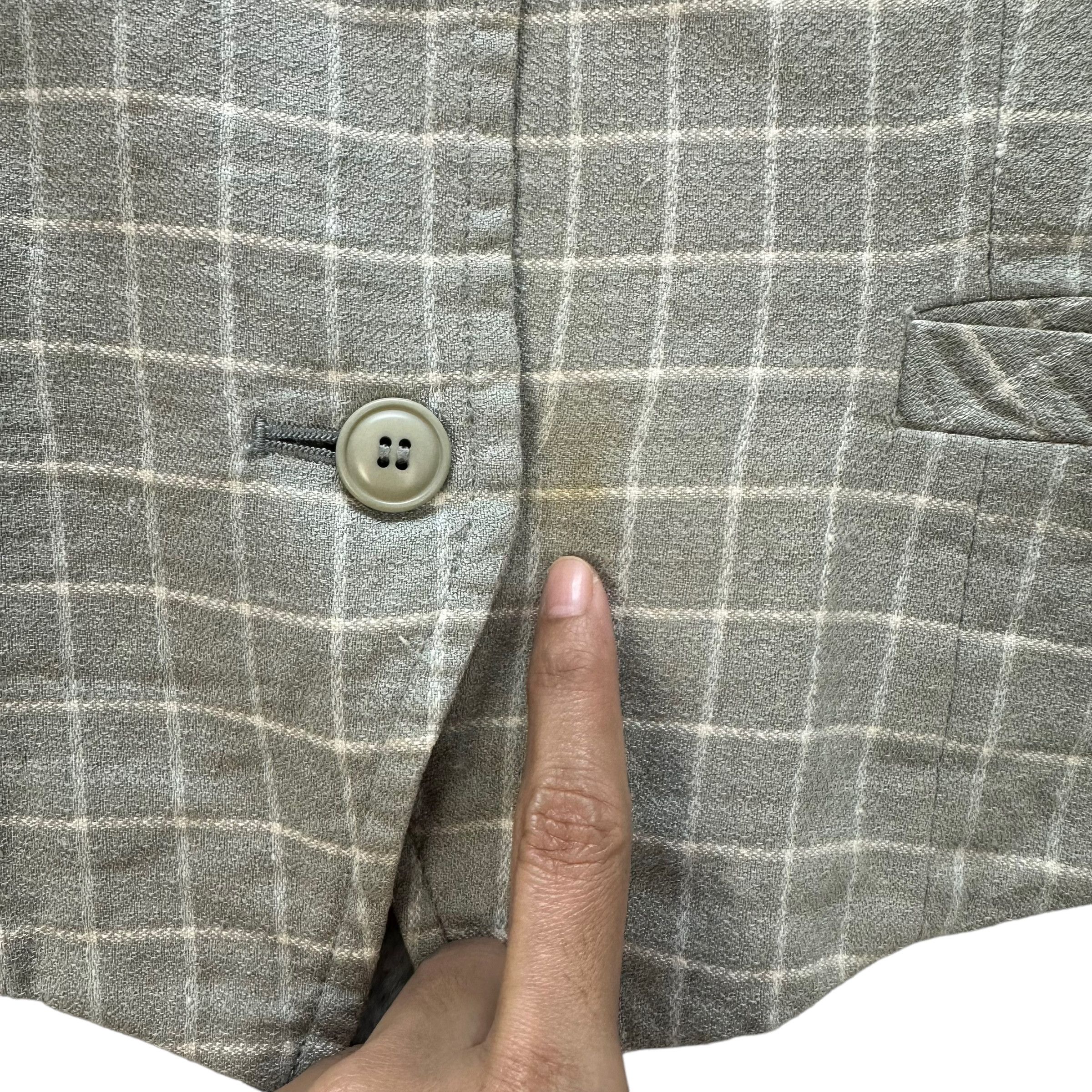 Givenchy GIVENCHY LITE CHECKED PLAID CROP JACKET #8932-040 Size S / US 4 / IT 40 - 4 Thumbnail