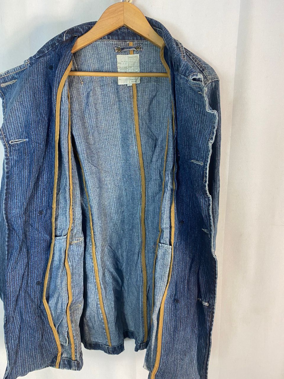Japanese Brand Unisex 🔥Oilcake denim button up jacket Size M / US 6-8 / IT 42-44 - 7 Thumbnail