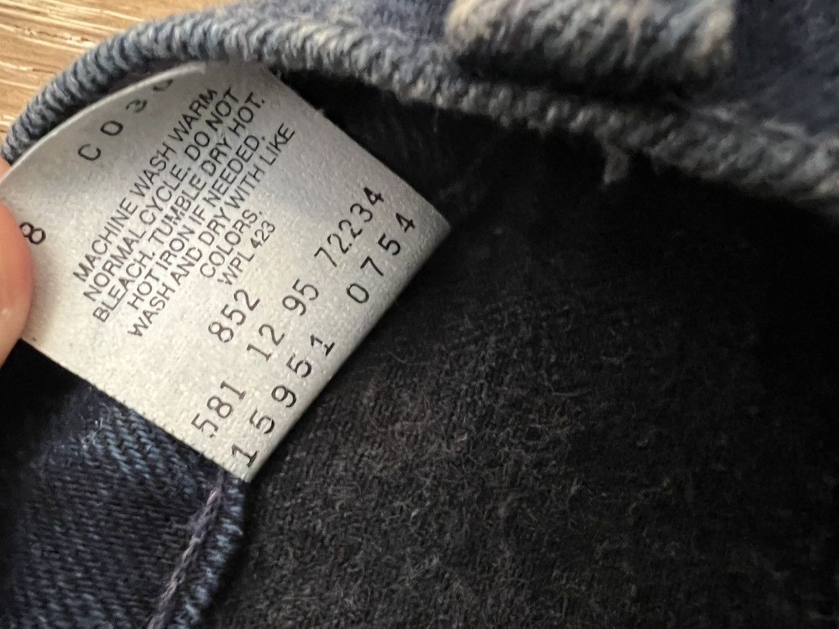 Levi's Vintage levis 15951 relaxed fit tapered leg orange tab jeans Size 27" / US 4 / IT 40 - 7 Thumbnail