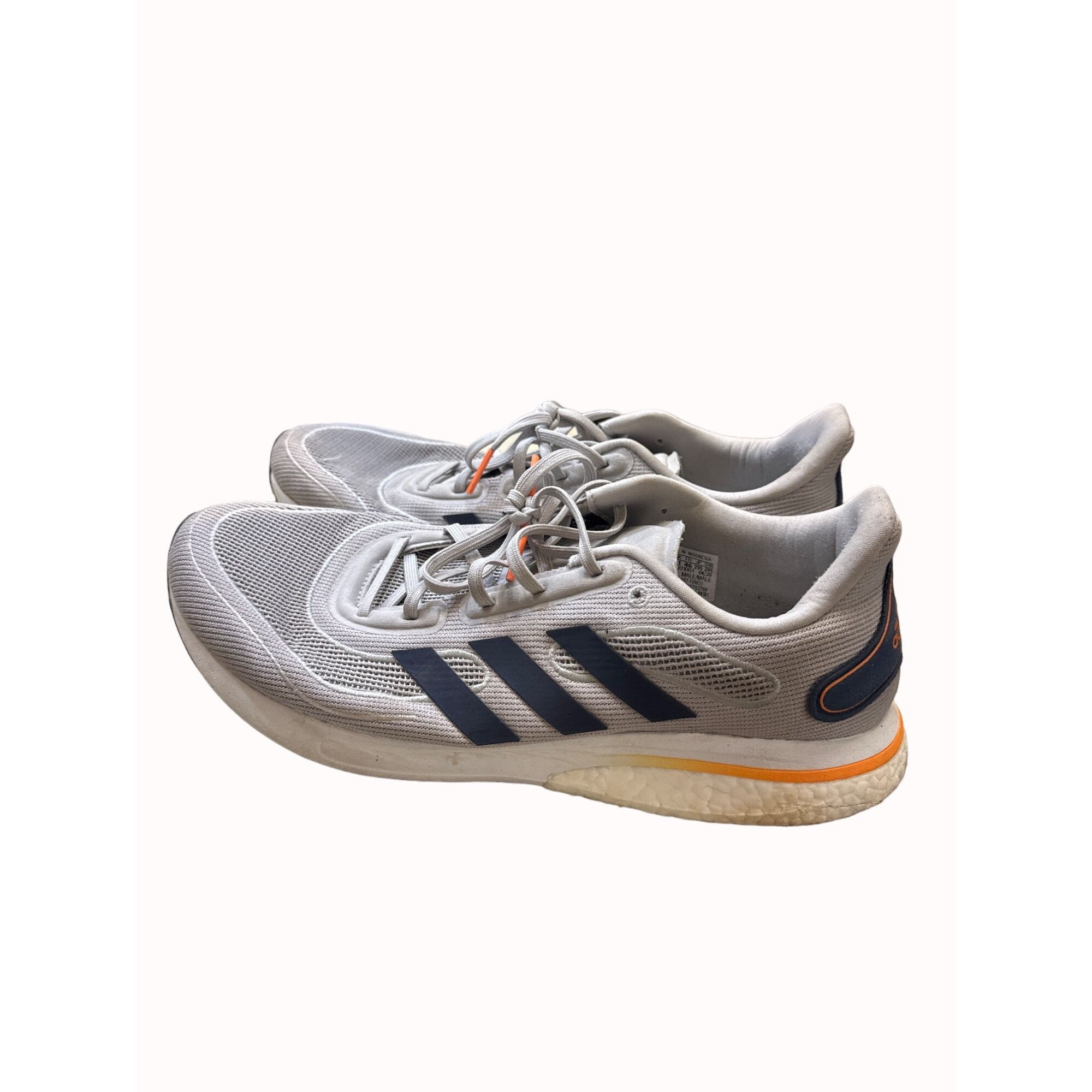 Adidas Adidas supernova men’s gray training shoes sneakers low top Size US 11.5 / EU 44-45 - 4 Thumbnail
