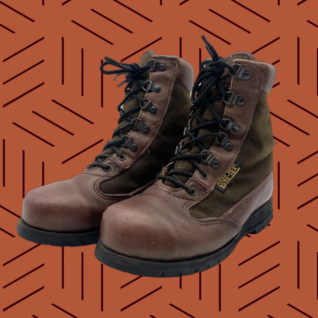 Vintage VINTAGE Rocky GTX Waterproof Leather Hunting Boots Men Size 7 Brown Water Resistant Fall Winter Size US 7 / EU 40 - 1 Thumbnail