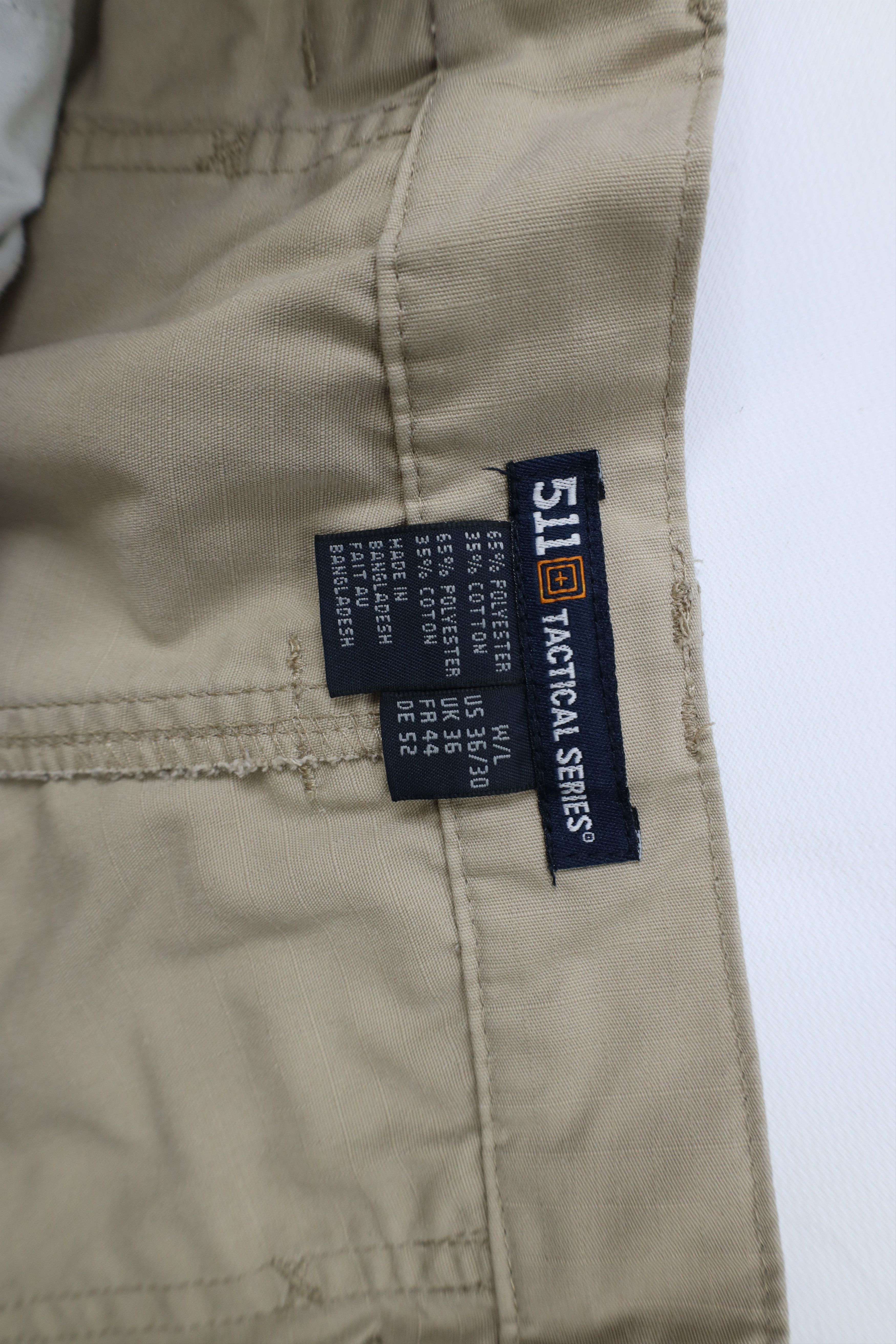 Vintage 5.11 Tactical Series Pro Double Knee Wide Leg Cargo Pants Size US 36 / EU 52 - 9 Thumbnail