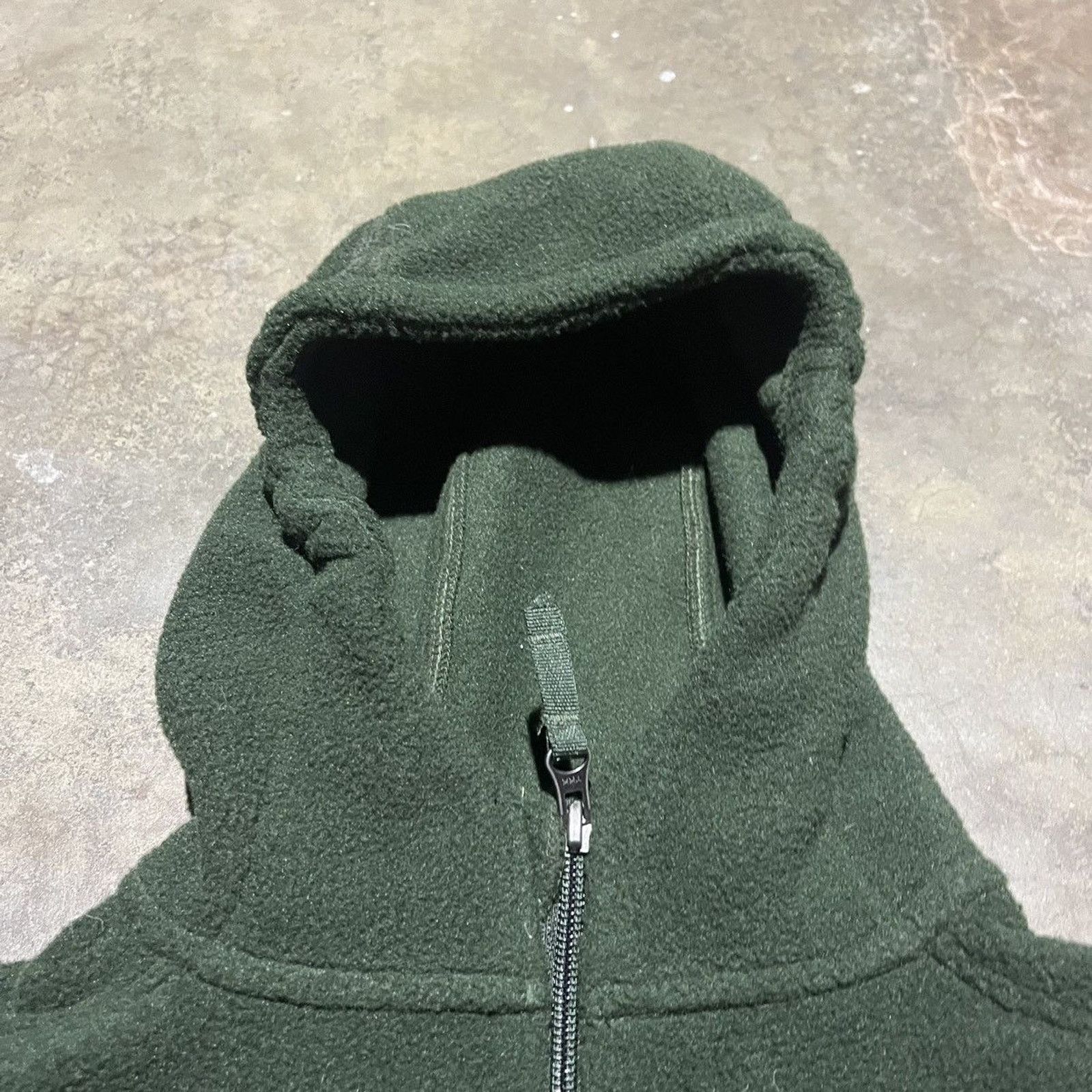 Vintage Vintage 90s Lands End Green Fleece Hooded Zip Up Jacket Size US XL / EU 56 / 4 - 2 Thumbnail