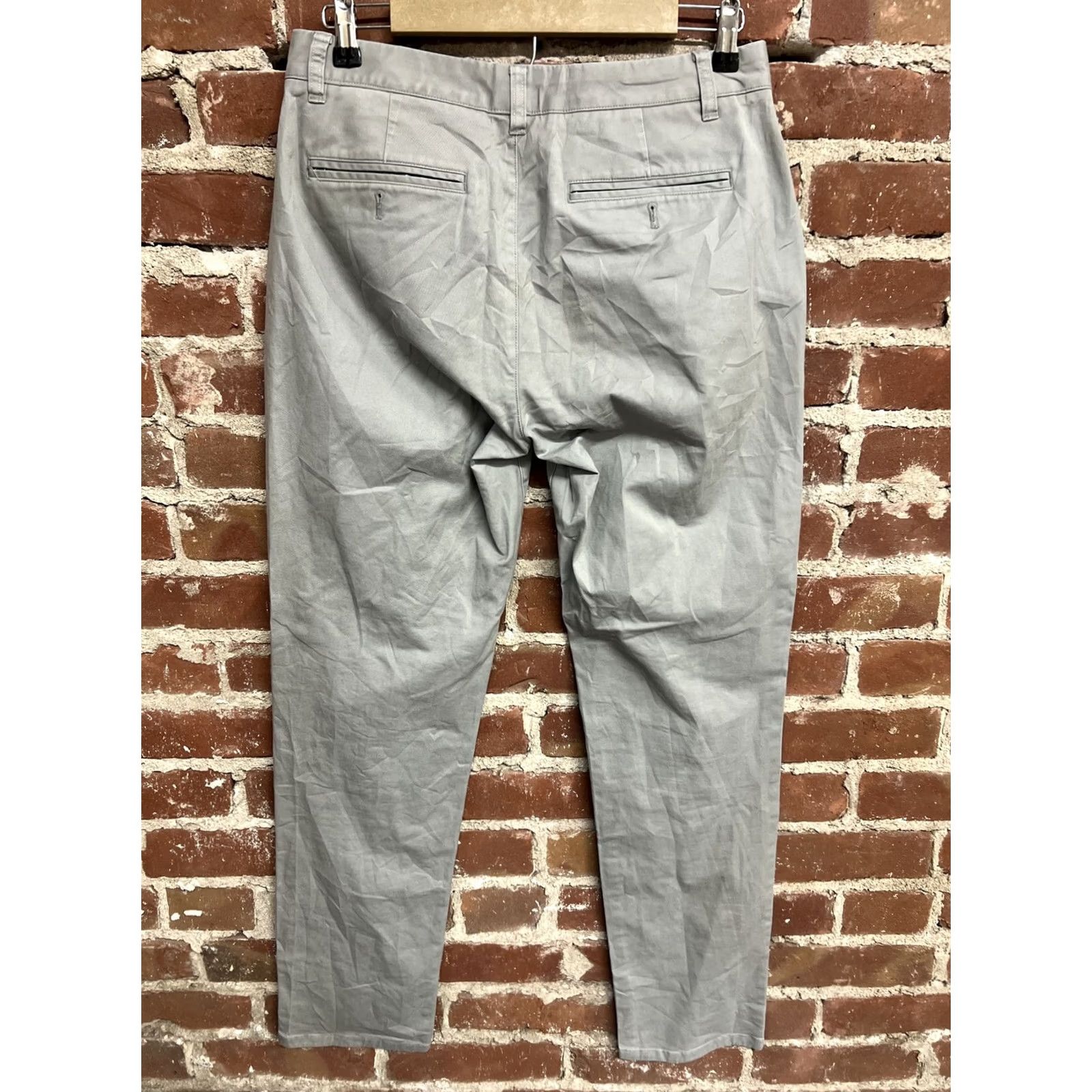 Bonobos Bonobos Pants Mens 31x32 Athletic Fit Gray Dress Pants Size US 31 - 3 Thumbnail