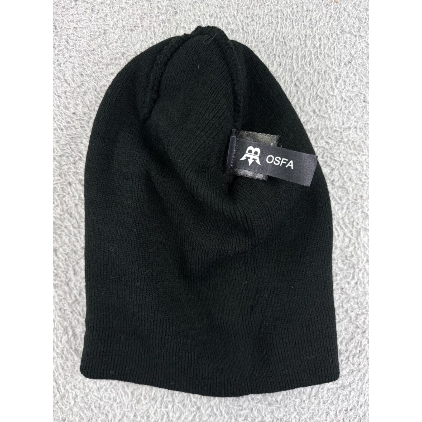 Vintage Trident Beanie Adult One Size Black Knit Acrylic Ski Snowboard OSFA Size ONE SIZE - 4 Thumbnail