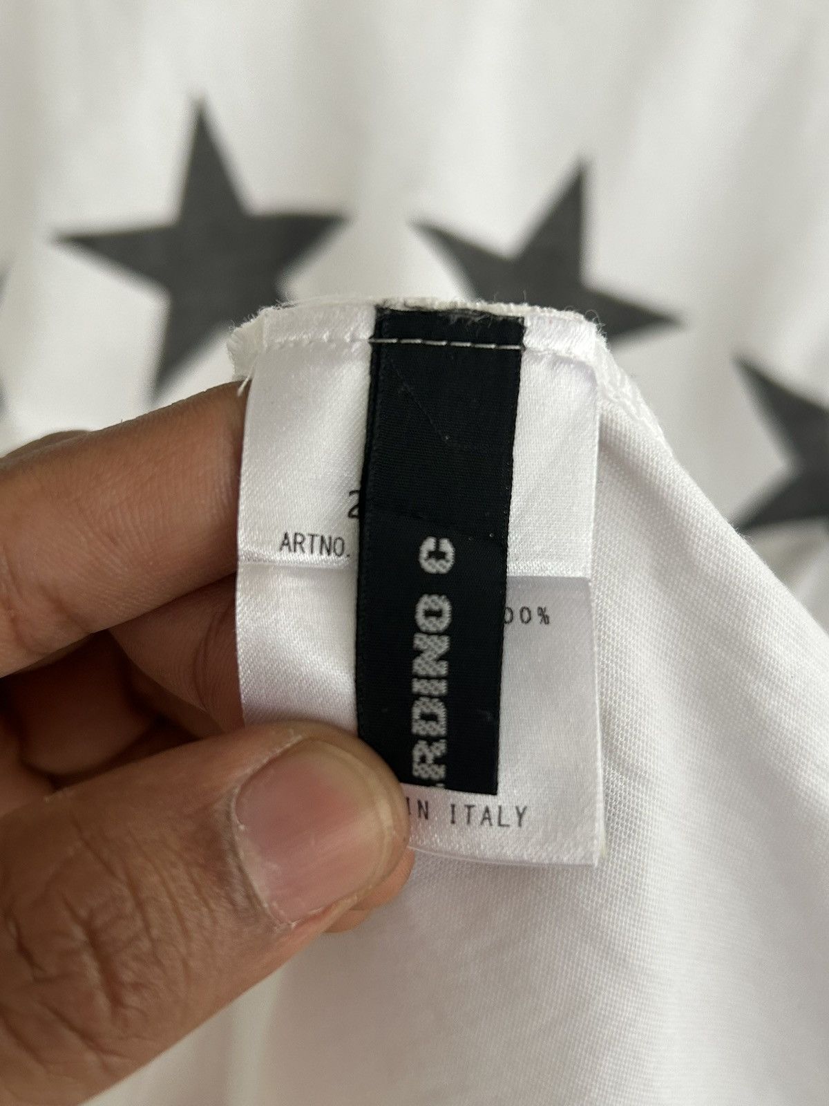 Other B.yu Star White Tee Italy Size US L / EU 52-54 / 3 - 6 Thumbnail