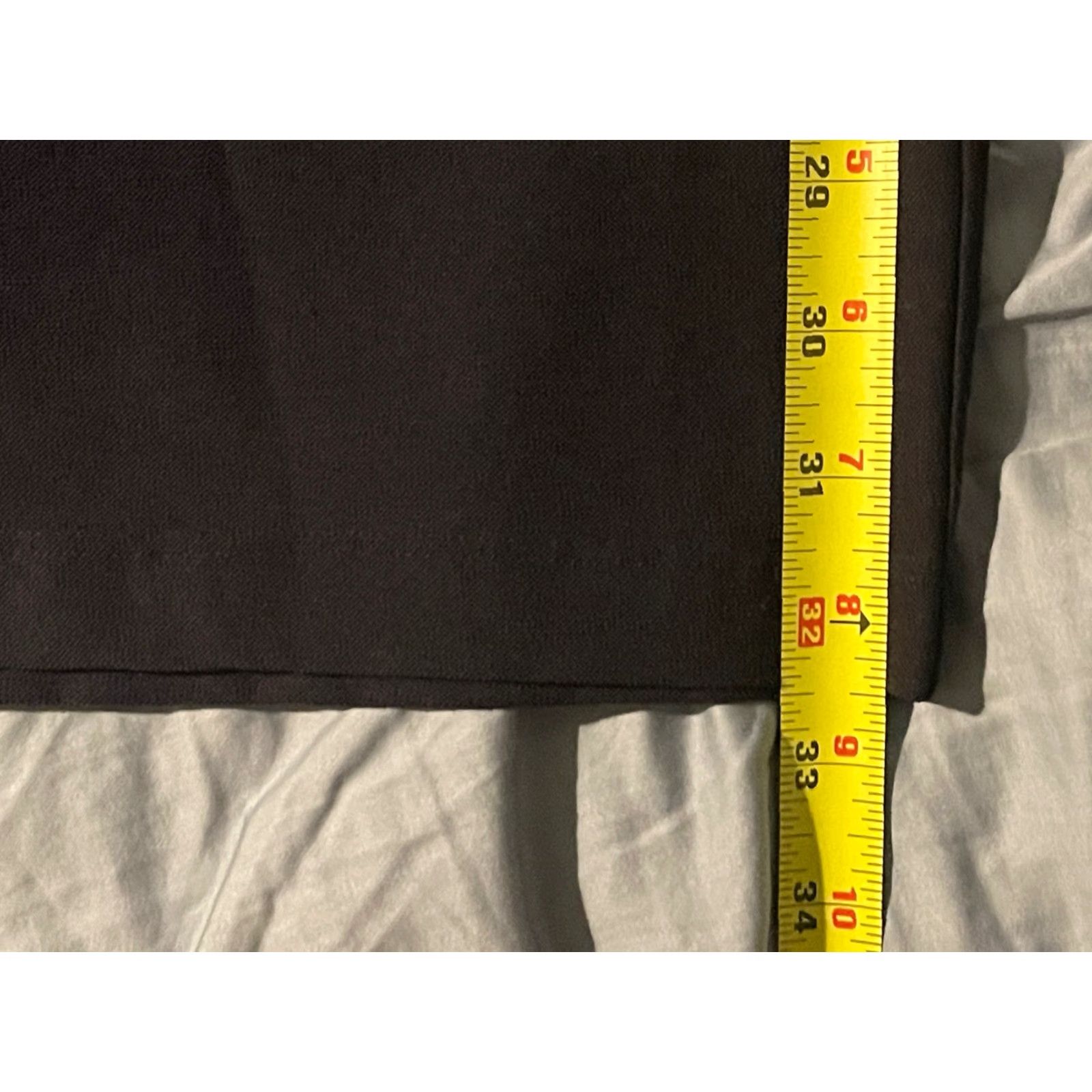Eileen Fisher EILEEN FISHER Pants - Pull On Cropped Straight Leg Black 32.5" Inseam Viscose Stretch Women's Large Casual Business Size 36" / US 14 / IT 50 - 5 Thumbnail