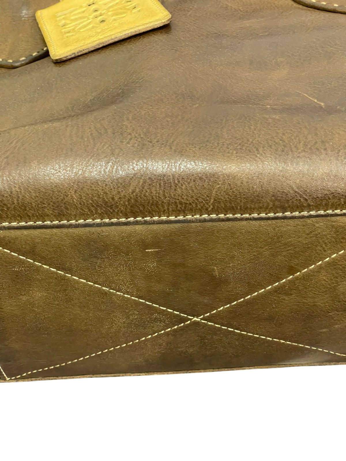 Genuine Leather Full Leather Genten Japan Tote Shoulder Bag 1🟩9 Size ONE SIZE - 9 Thumbnail
