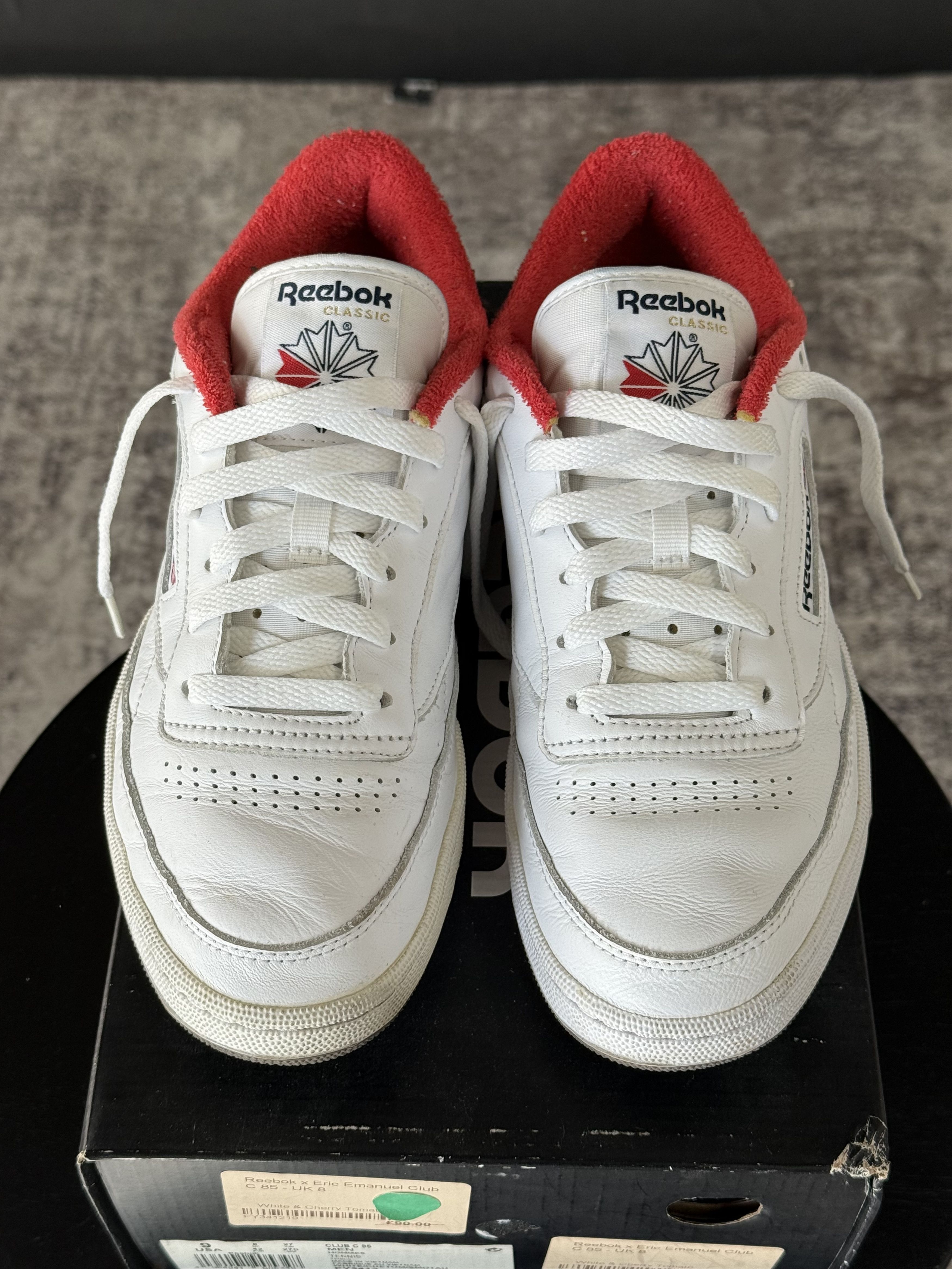 Reebok Club C 85 Eric Emanuel White Red Mens Shoes Casual Sneakers FY3412 Amazon.com: Reebok Women main image 4
