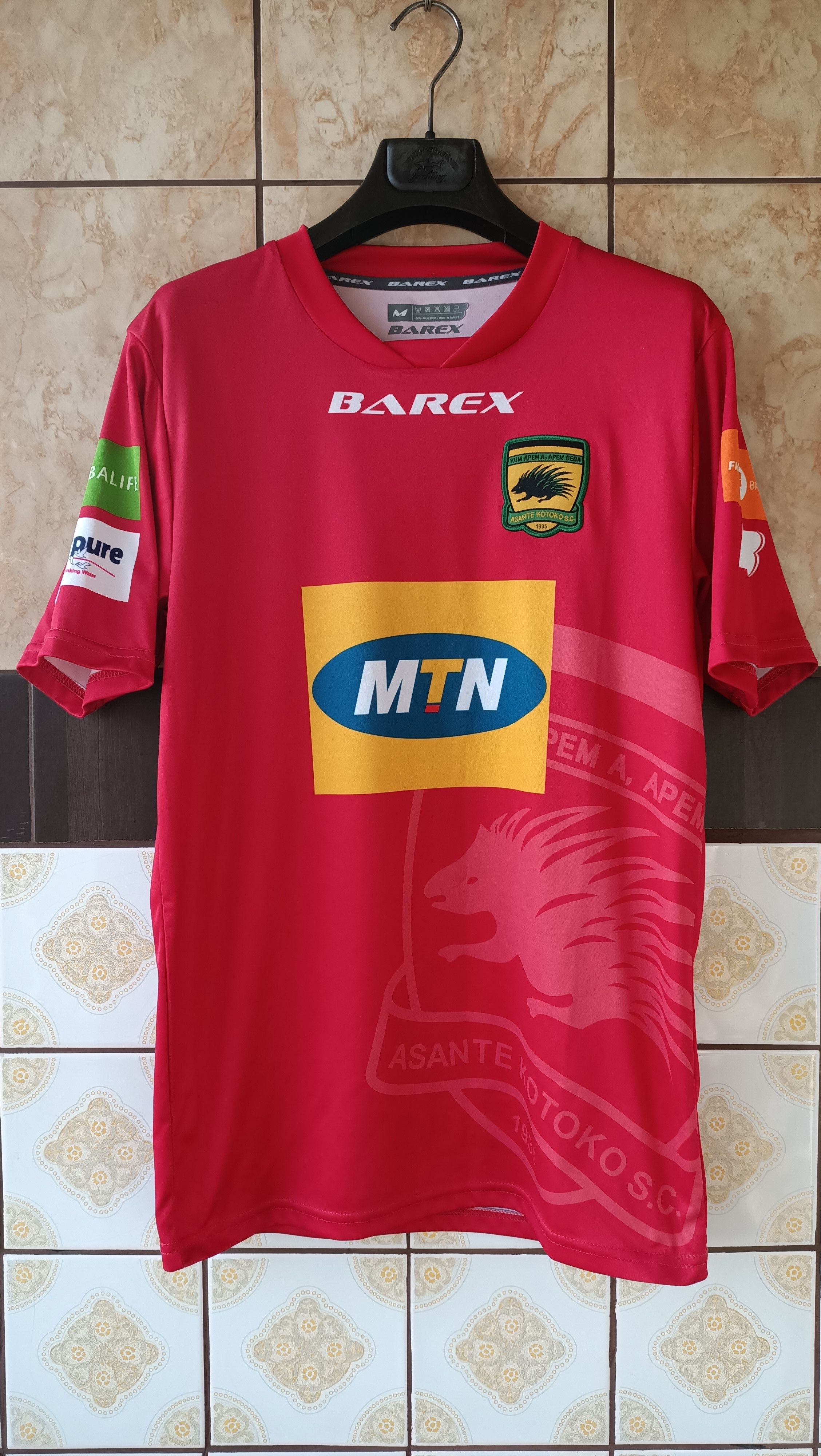 Vintage Asante Kotoko Barex 2017 Soccer jersey Size US M / EU 48-50 / 2 - 1 Thumbnail