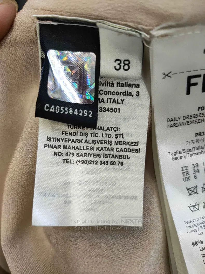 Fendi Fendi Heavy wool poncho coat, mulberry silk embroidery Size XS / US 0-2 / IT 36-38 - 5 Thumbnail