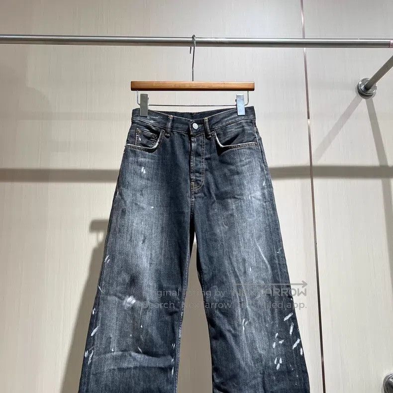 Acne Studios Acne Studios Splatter Effect Vintage Denim Trousers Size US 32 / EU 48 - 3 Thumbnail