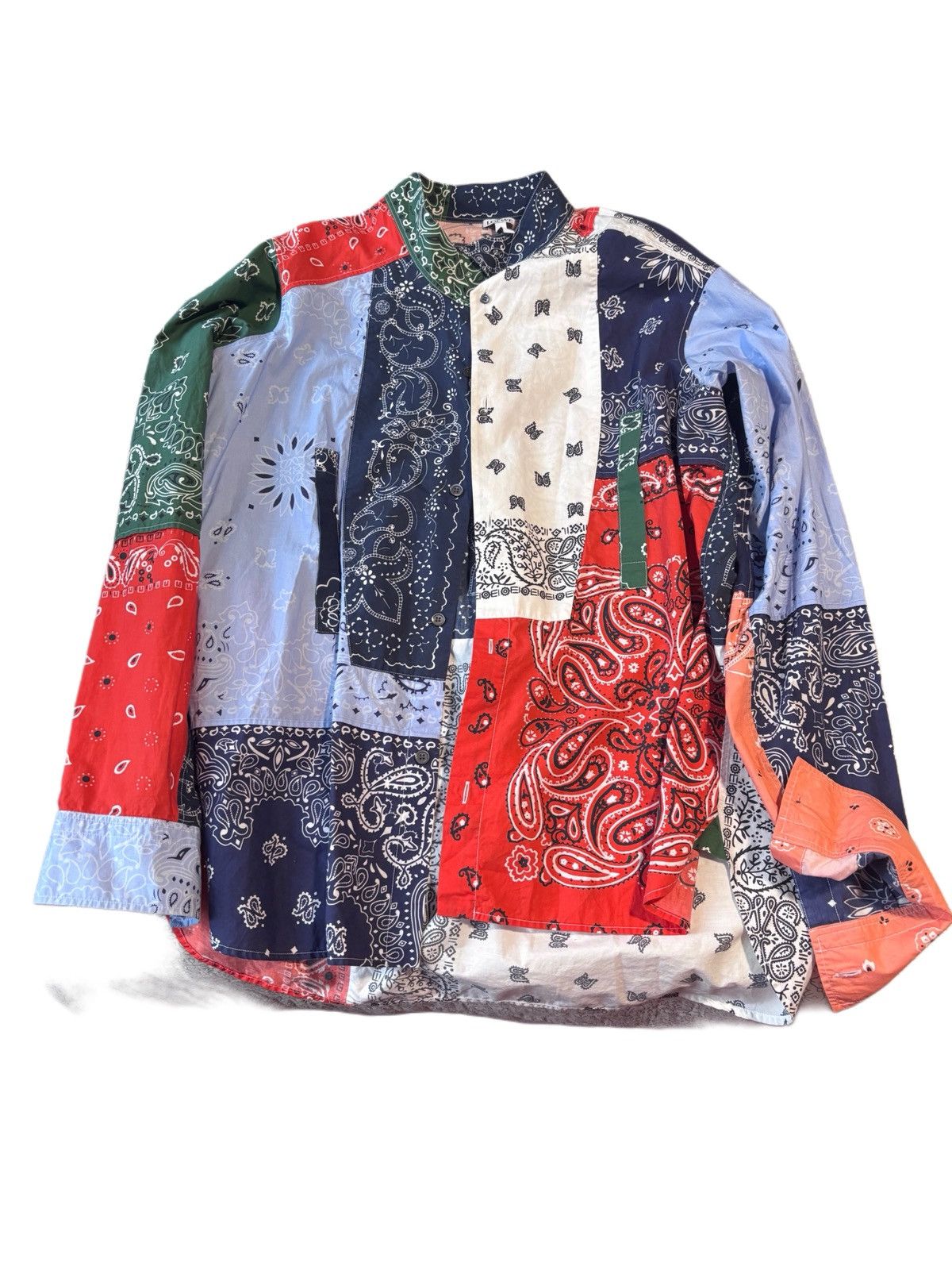 Loewe Loewe ss19 patchwork bandana shirt Size US M / EU 48-50 / 2 - 1 Thumbnail