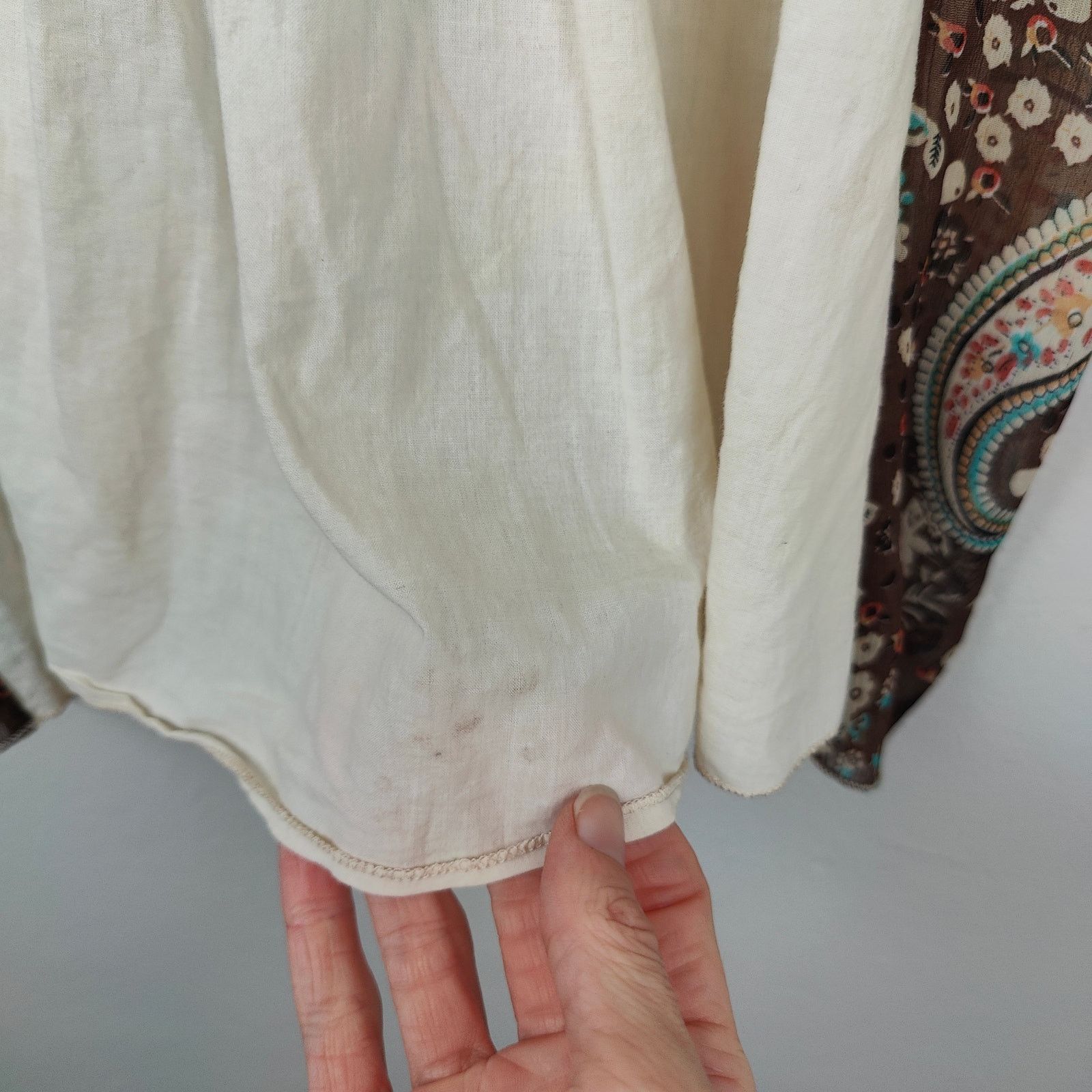 Other Vintage Y2K Hendi Babydoll Tank Top Womens Small Cream Size S / US 4 / IT 40 - 8 Thumbnail