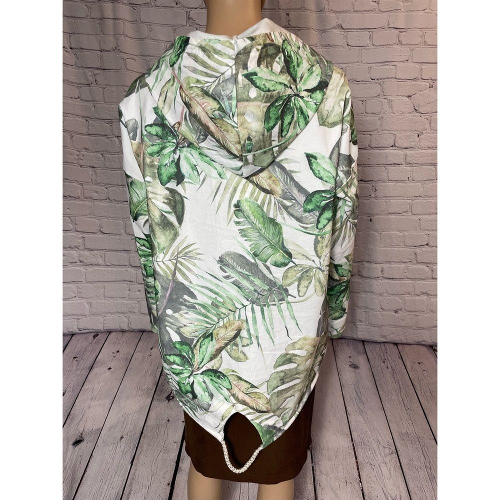 Other NWT New Carla Giannini Made In Italy Palm Print Cotton Jack Size M / US 6-8 / IT 42-44 - 3 Thumbnail