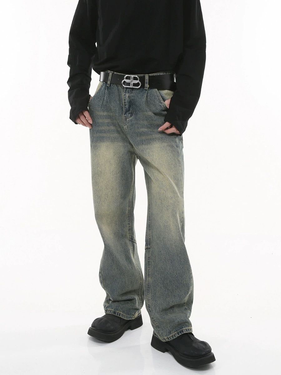 Vintage Vintage washed high street jeans loose Size US 32 / EU 48 - 1 Thumbnail