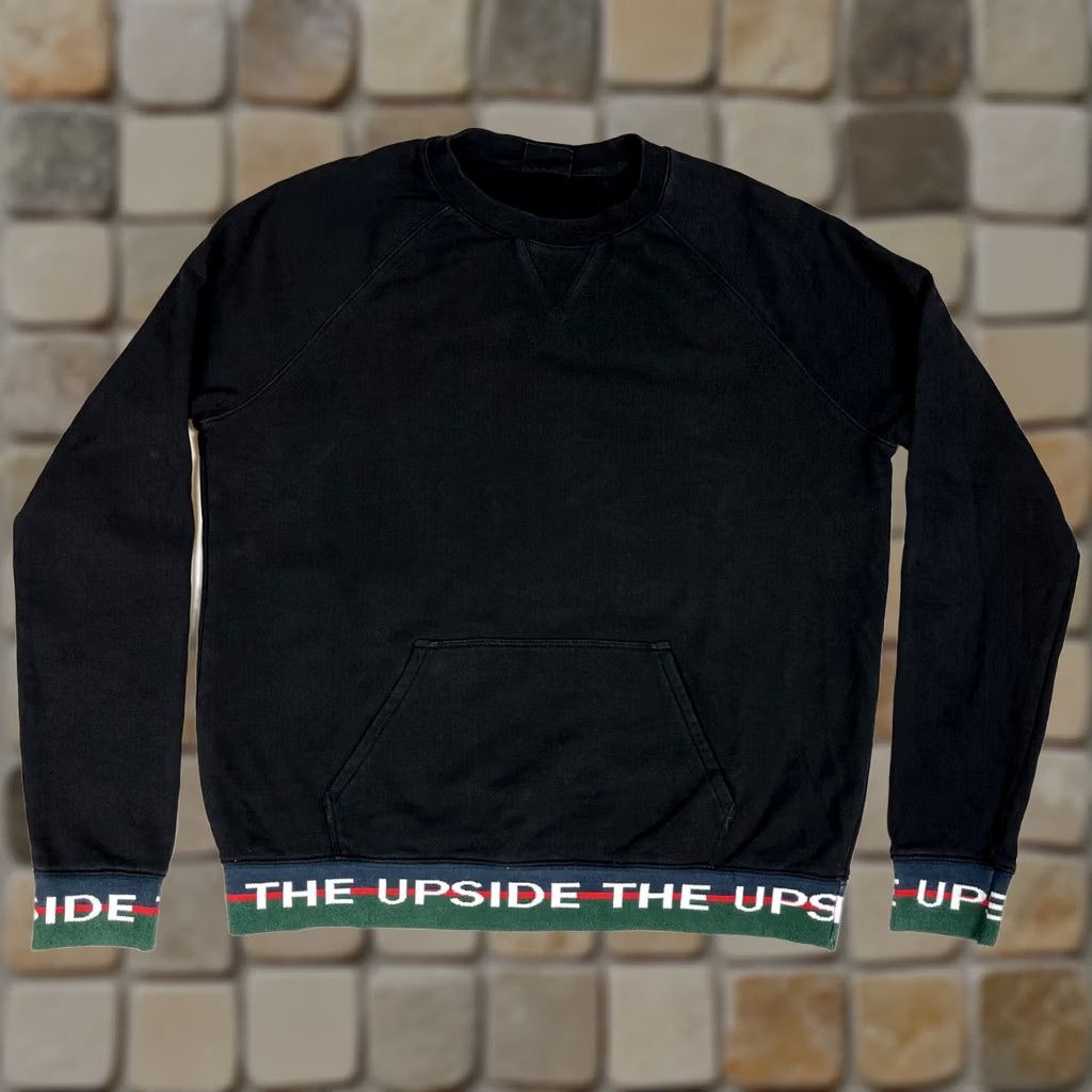 The Upside THE UPSIDE Women's Crewneck Sweatshirt Kangaroo Pocket Sz 6 Black 100% Cotton Activewear Sweatshirt Womens Kangaroo Pouch City 90s Size M / US 6-8 / IT 42-44 - 1 Thumbnail