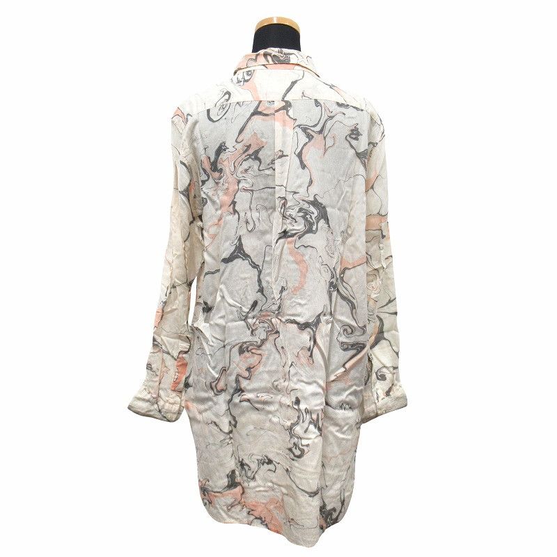 Yohji Yamamoto Yohji Yamamoto Marble Print Long Shirt Size US S / EU 44-46 / 1 - 4 Thumbnail