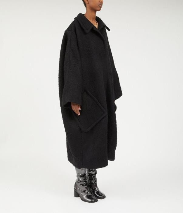 Maison Margiela o1bcso1str0526 Raw Cuffs Trench Coat in Black Size L / US 10 / IT 46 - 2 Thumbnail