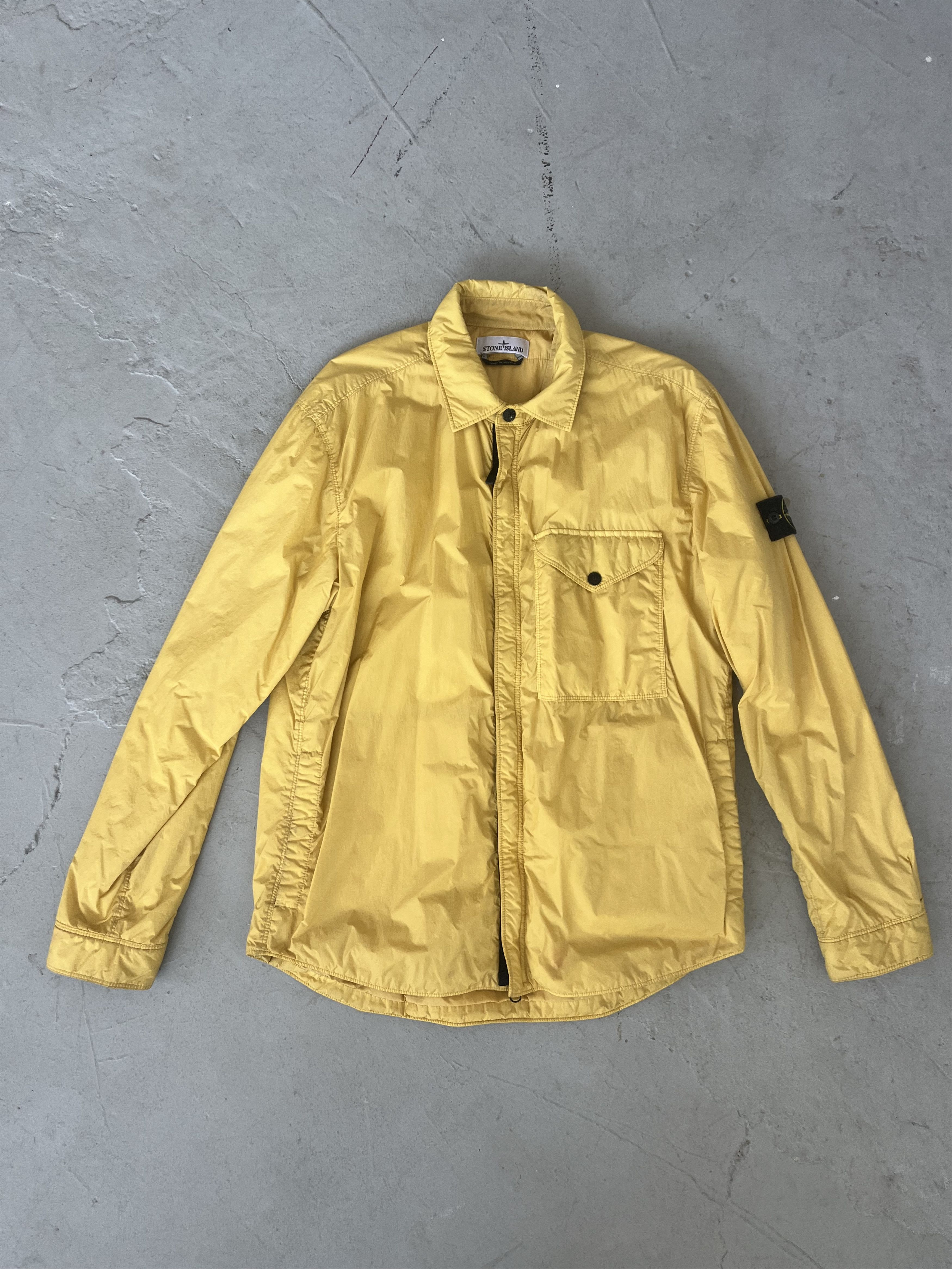 Primaloft garment dyed crinkle reps shirt jacket
