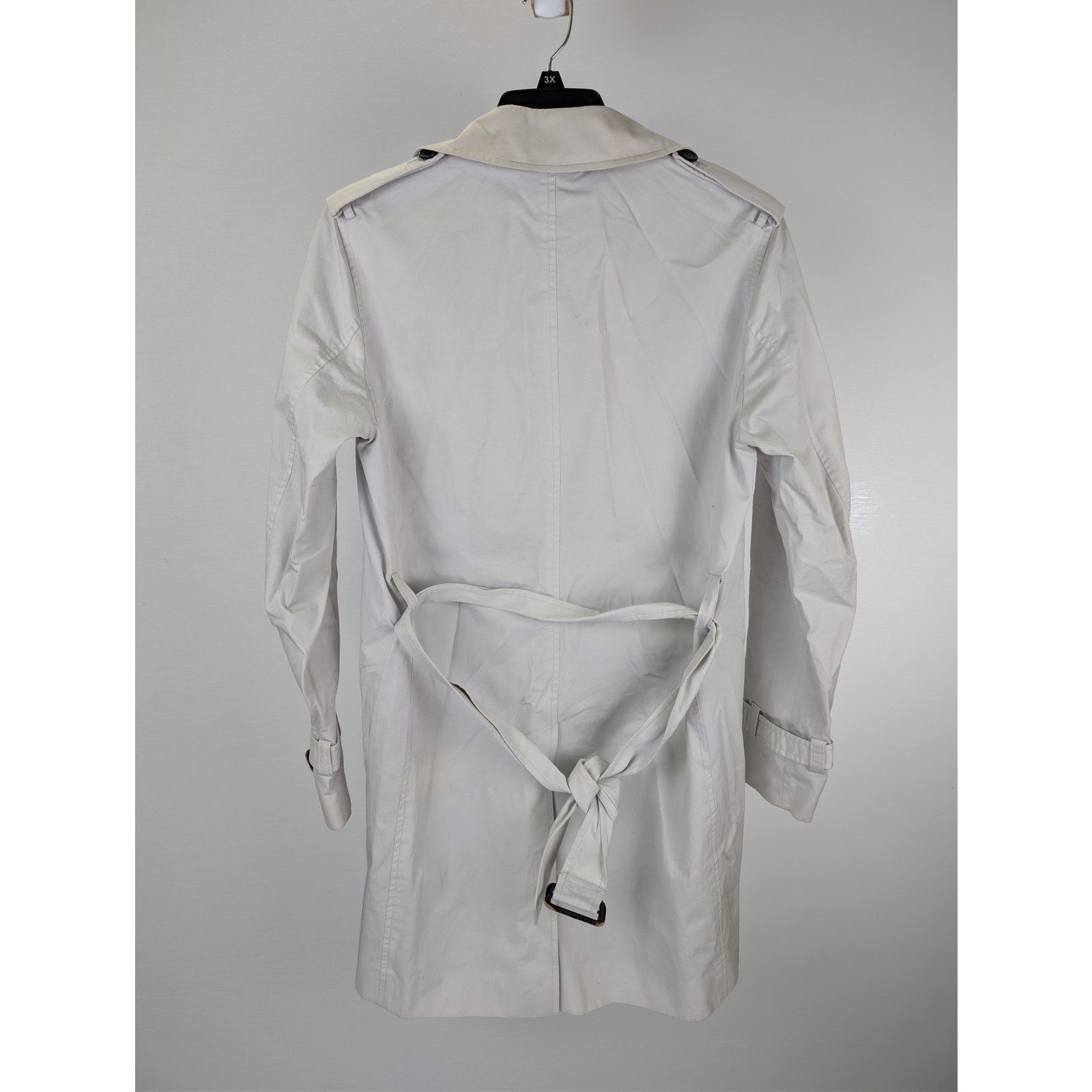 Sandro o1rshd1 CC20 short trench coat in a light beige Size US M / EU 48-50 / 2 - 9 Thumbnail